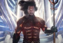 Jason Momoa como Aquaman em cena do trailer de Aquaman 2 (2023). Imagem Warner Bros. Pictures.