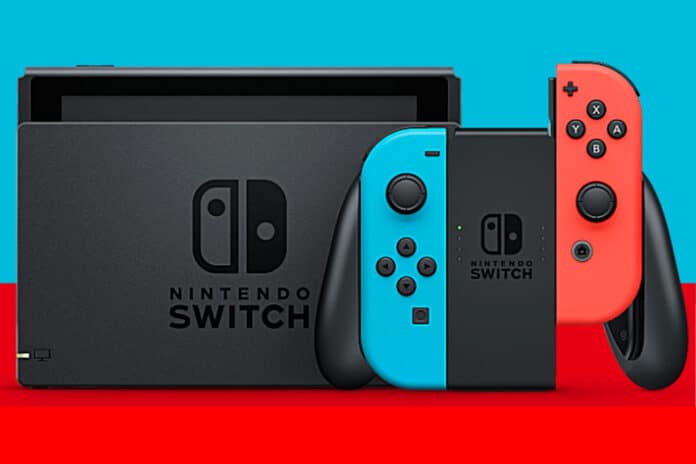 Imagem do console Nintendo Switch