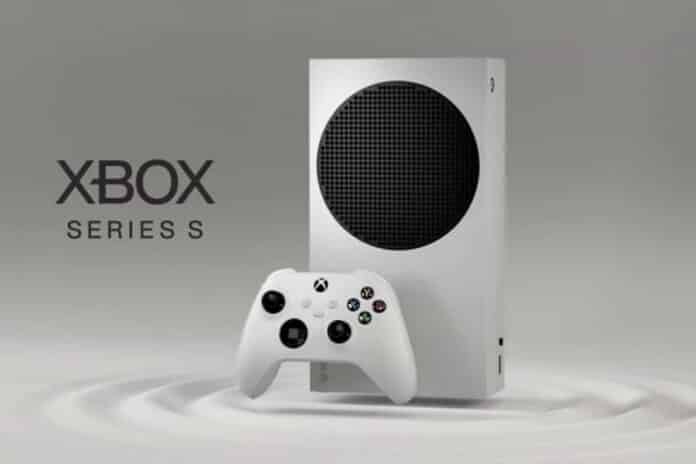 Imagem oficial do console X box Series