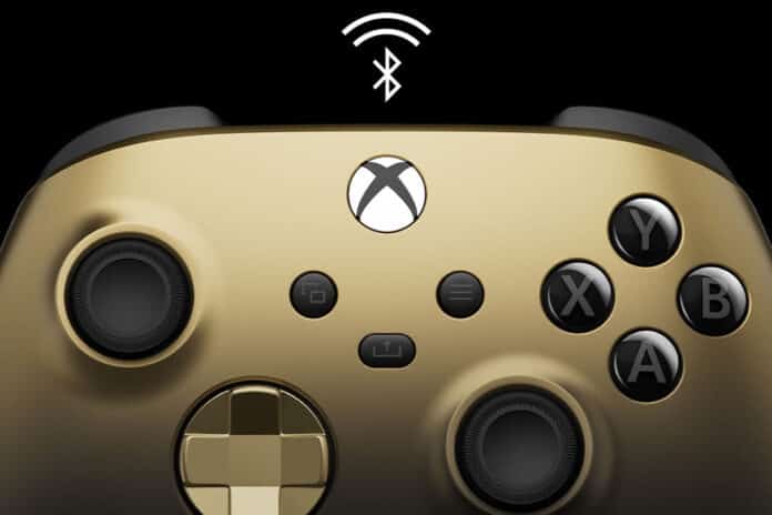 Controle de Xbox Gold Shadow
