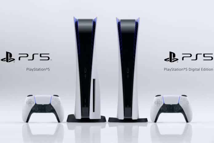 Pôster do console Playstation 5