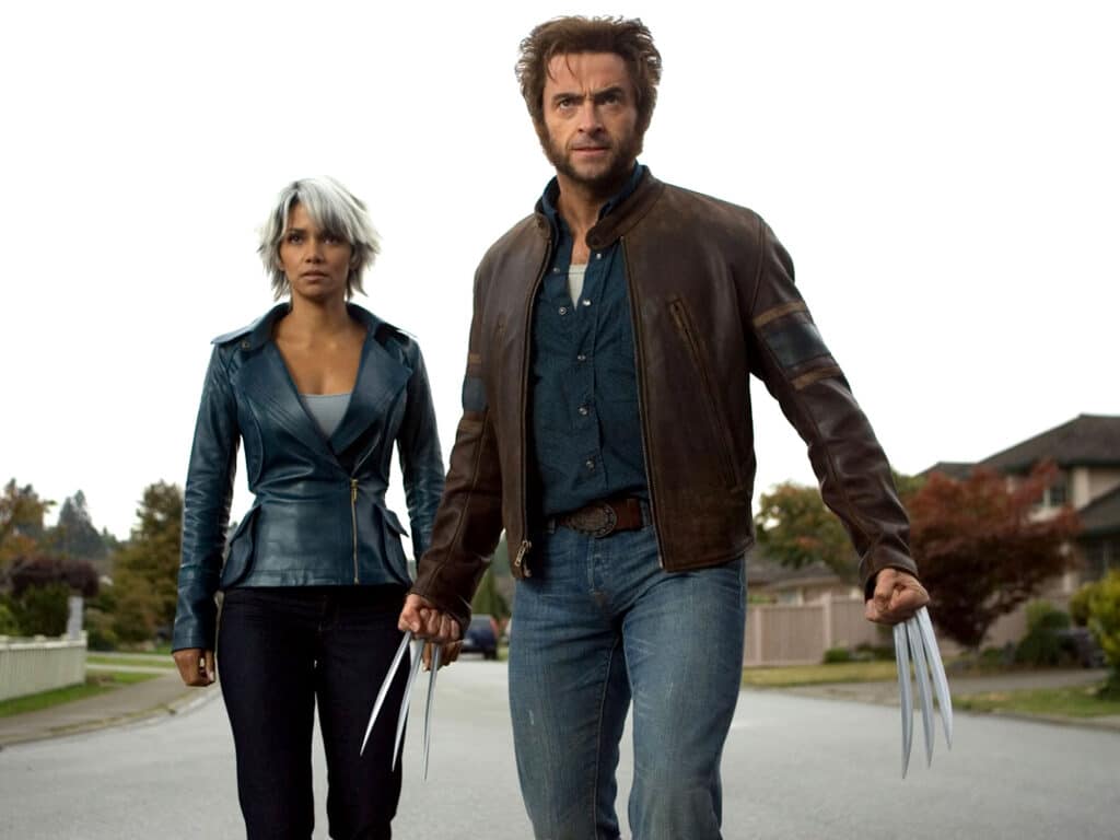 Hugh Jackman e Halle Berry em cena de X-Men 3: O Confronto Final (2006). Imagem: 20th Century Fox.