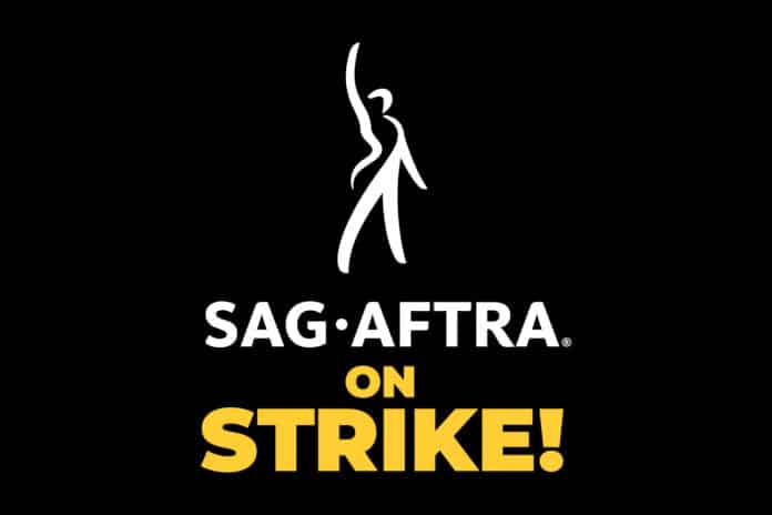 Fim da greve em Hollywood: logo do sindicato dos atores