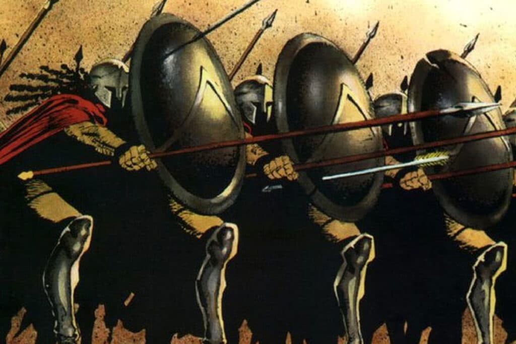 Espartanos na batalha das termópilas