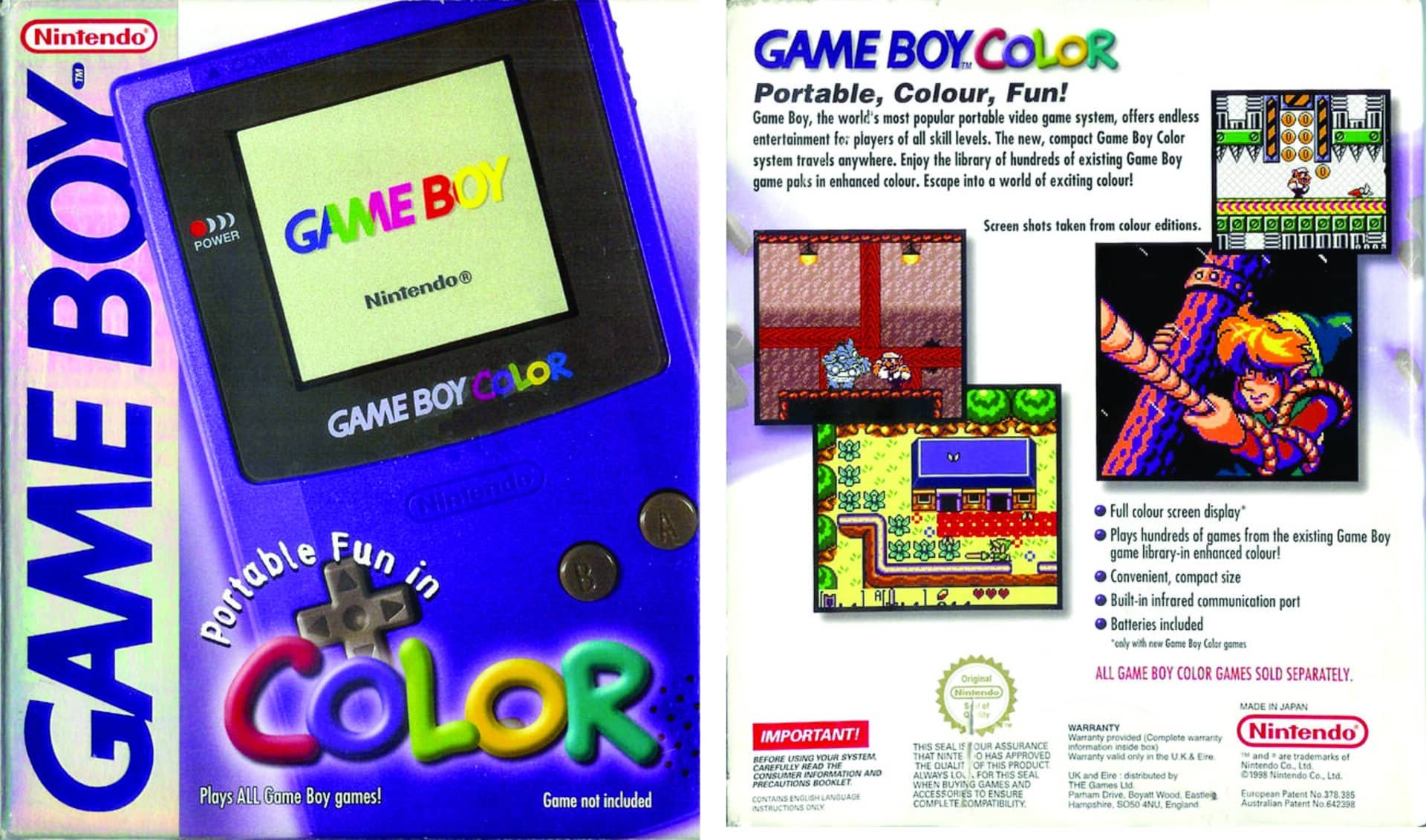 Coperchio Posteriore Batteria Per Game Boy Color - Custodia Colorata Ricambio - Foto 4