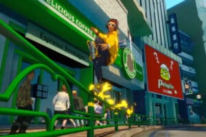 Imagem do jogo Jet Set Radio