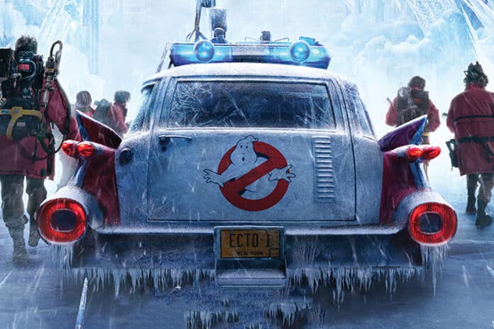novo poster de Ghostbusters: Apocalipse de Gelo