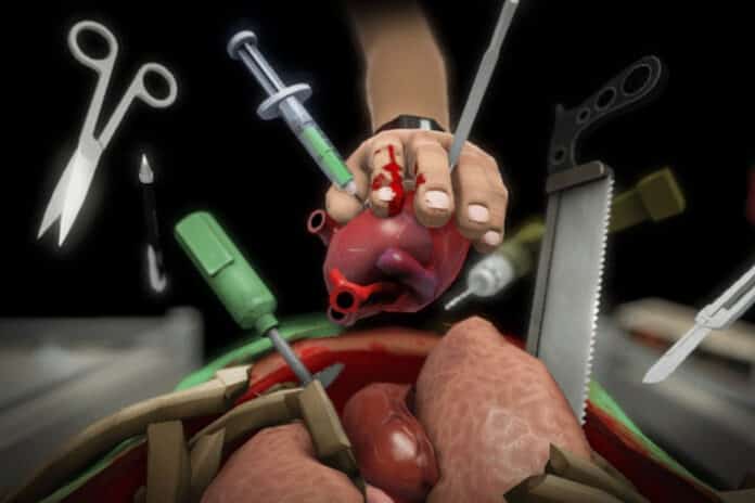 Imagem do game Surgeon Simulator
