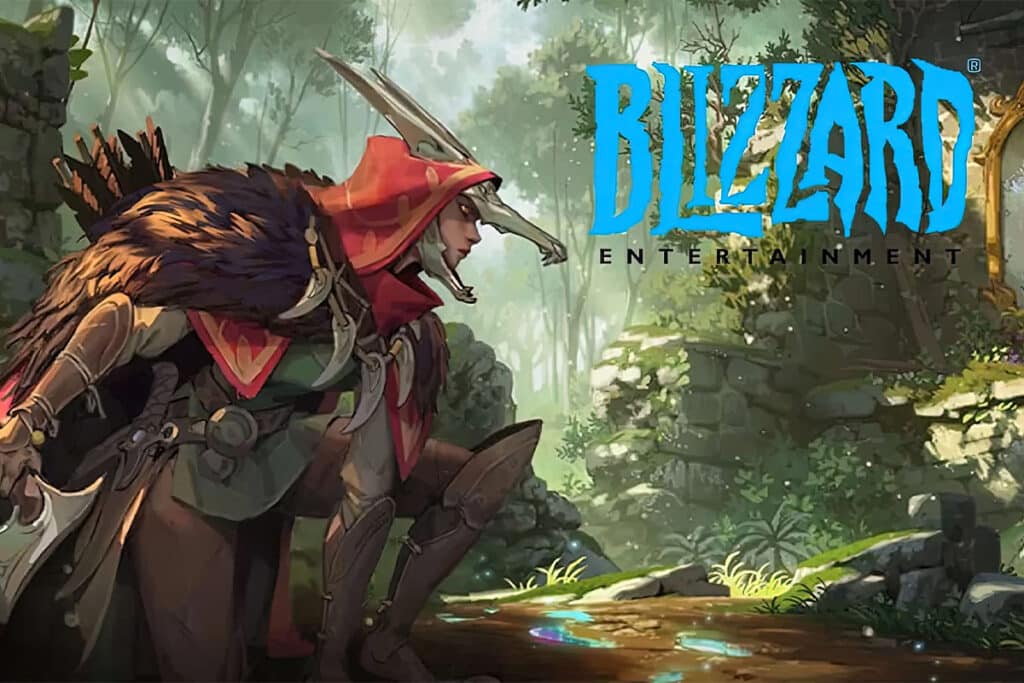 Imagem do jogo de sobrevivência cancelado da Blizzard