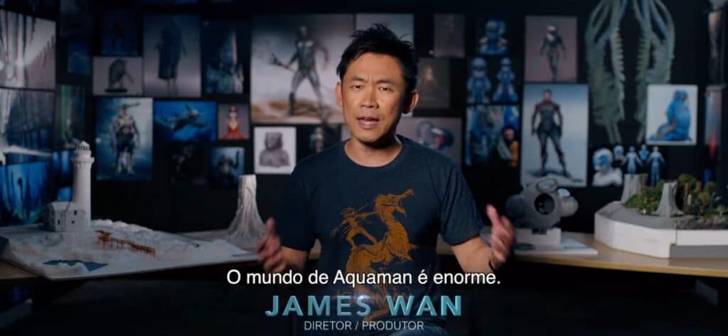 James Wan, o diretor de Aquaman 2: O Reino Perdido