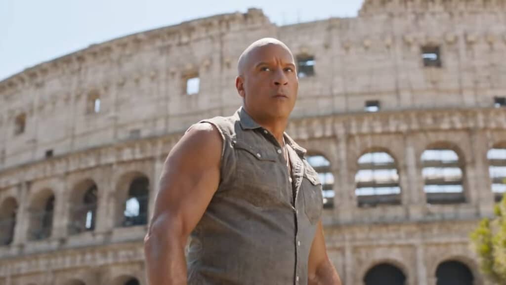 Vin Diesel em cena de Velozes & Furiosos 10 (2023). Distribuição: Universal Pictures.