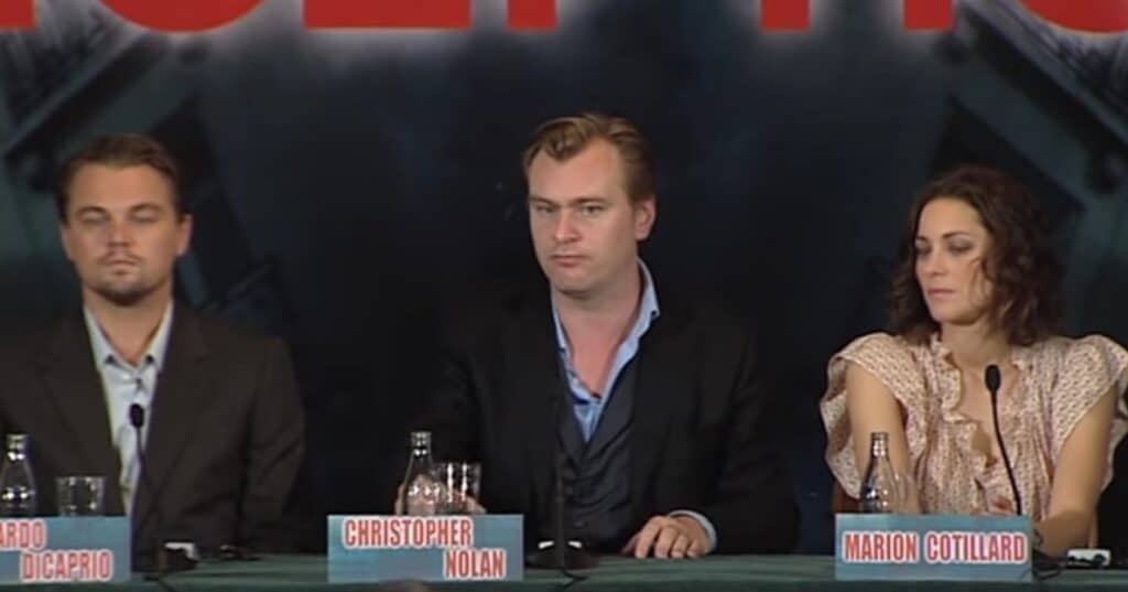 Christopher Nolan em uma conferência