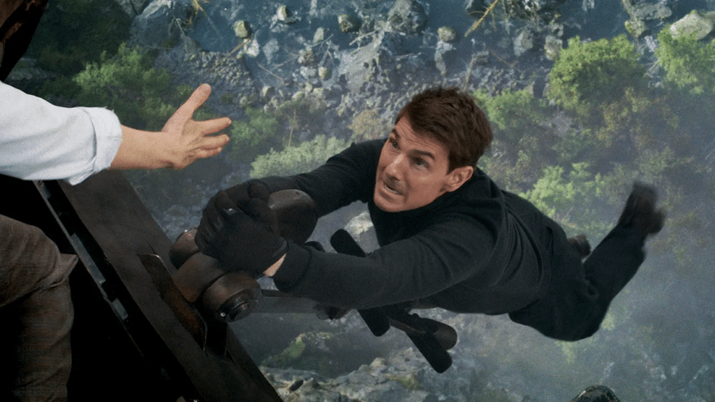 Tom Cruise em cena de Missão: Impossível – Acerto de Contas – Parte 1 (2023). Distribuição: Paramount Pictures.
