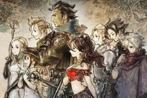 Pôster do game Octopath Traveler