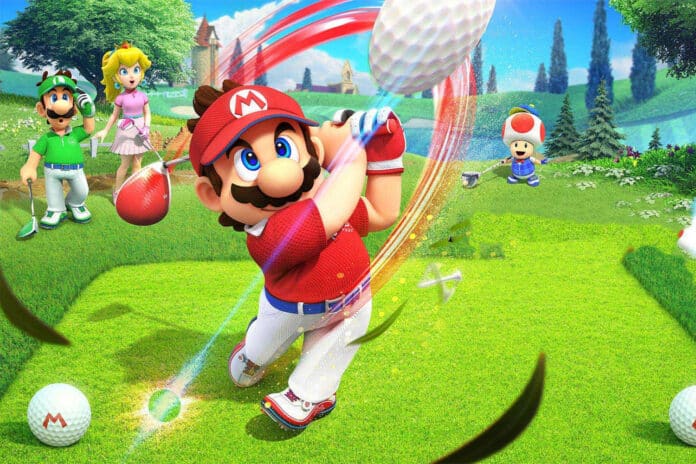 Imagem do game Mario Golf