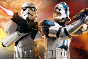 Pôster do jogo Star Wars Battlefront Classic Collection