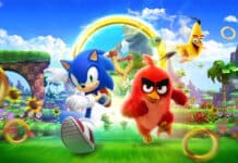 Imagem do crossover entre Sonic e Angry Birds
