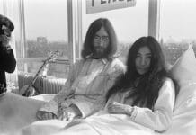 Imagem de John Lennon e Yoko Ono