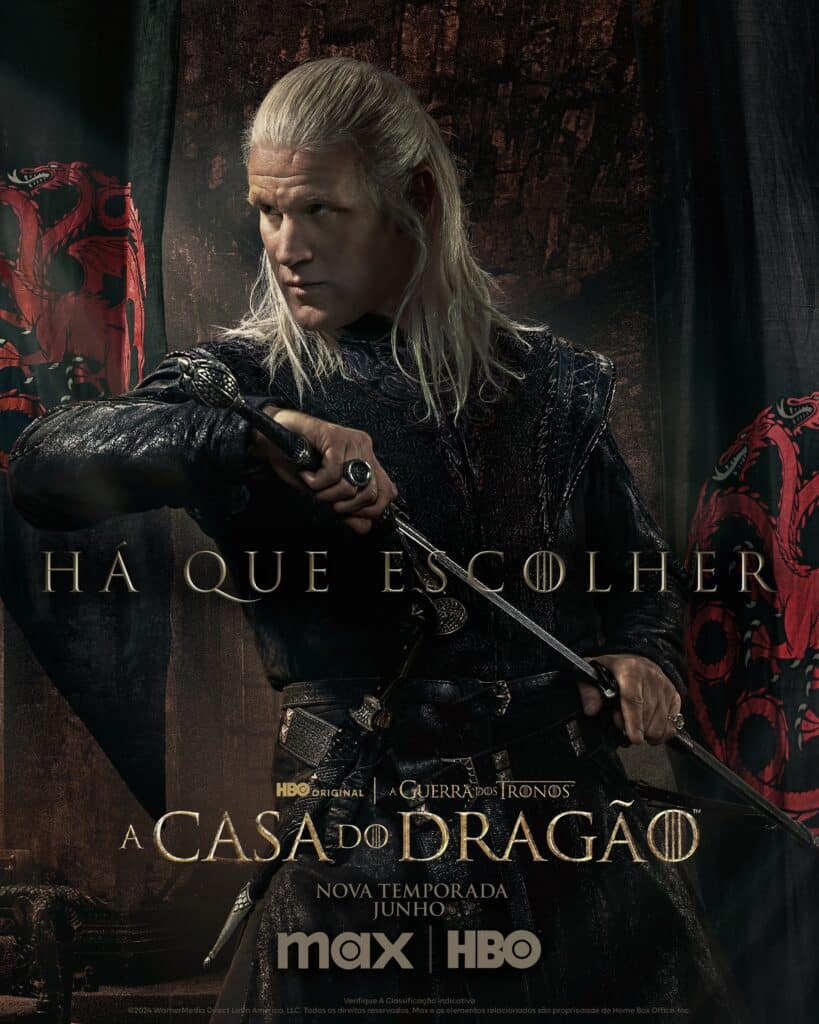 Matt Smith como Daemon Targaryen em a Casa do Dragão
