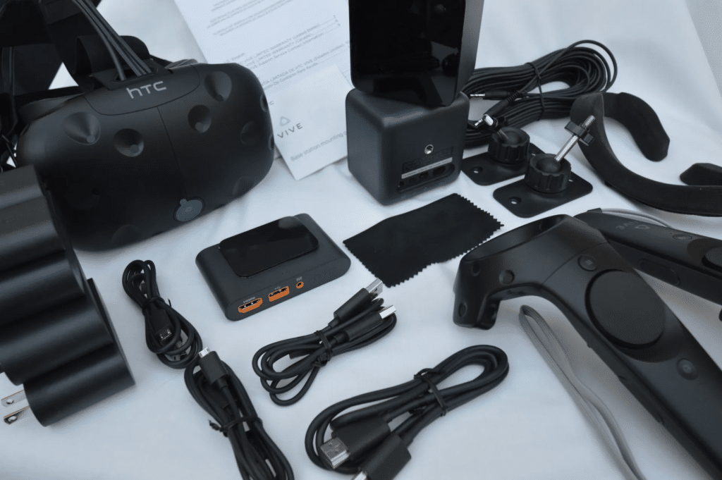 Kit do HTC Vive - Imagem Road to VR