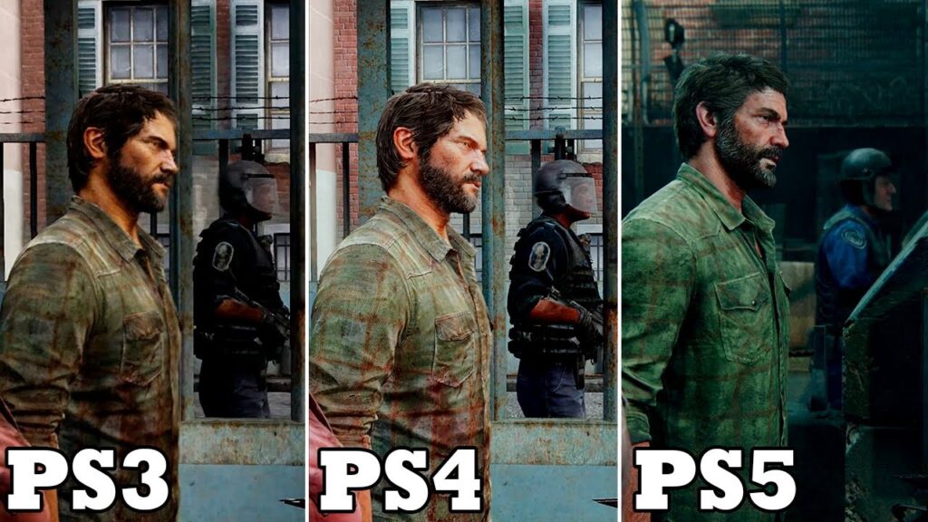 The Last Of Us PS3 vs PS4  vs PS5