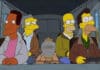 Imagem da morte de personagem em Os Simpsons