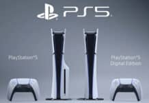 Imagem dos consoles Playstation 5