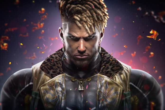 Imagem do jogo Tekken 8, onde mostra o personagem Eddy Gordo, no qual estará disponível com o Tekken Fight Pass