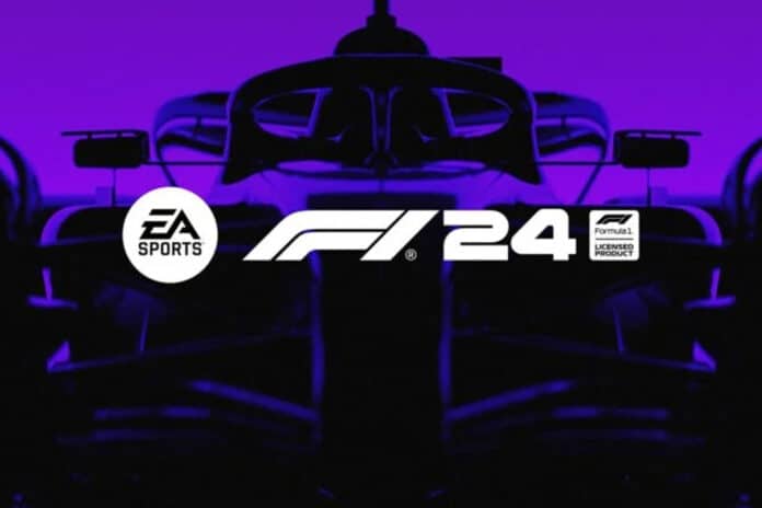 Imagem de lançamento do jogo EA Sports F1 24