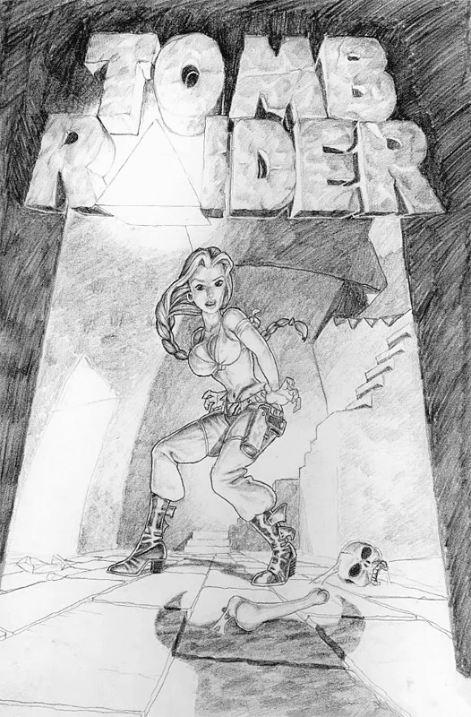 Arte Conceitual do Primeiro Tomb Raider - Core Design
