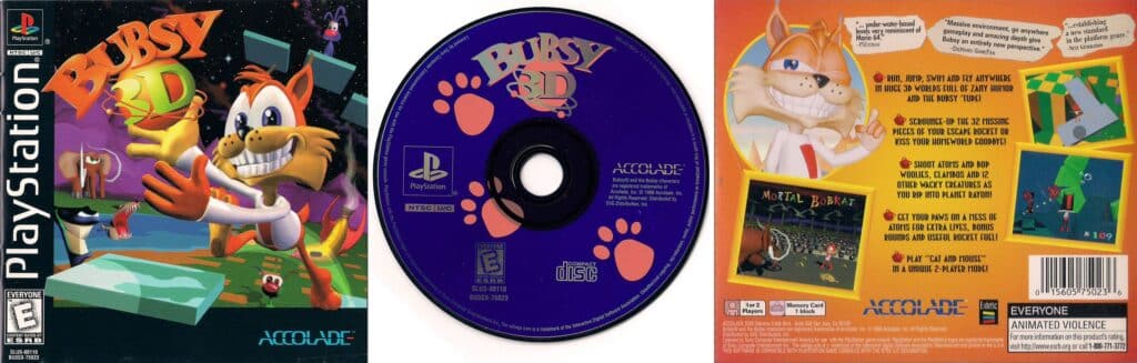 Bubsy 3D - Playstation