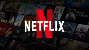 Logo da Netflix.