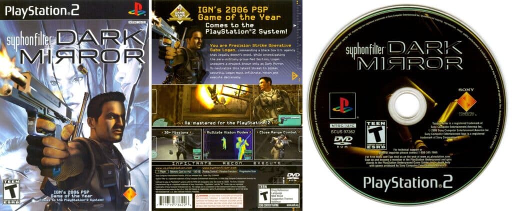 Syphon Filter - Dark Mirror (2007) - Playstation 2