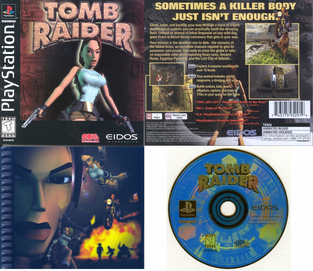 Tomb Raider - Playstation (1996)