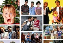 Montagem com alguns dos principais filmes escritos por John Hughes.