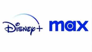 Montagem com as logos da Disney+ e da Max.