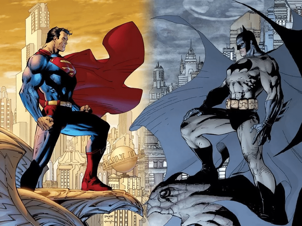 Batman e Superman. Reprodução Revista Galileu.