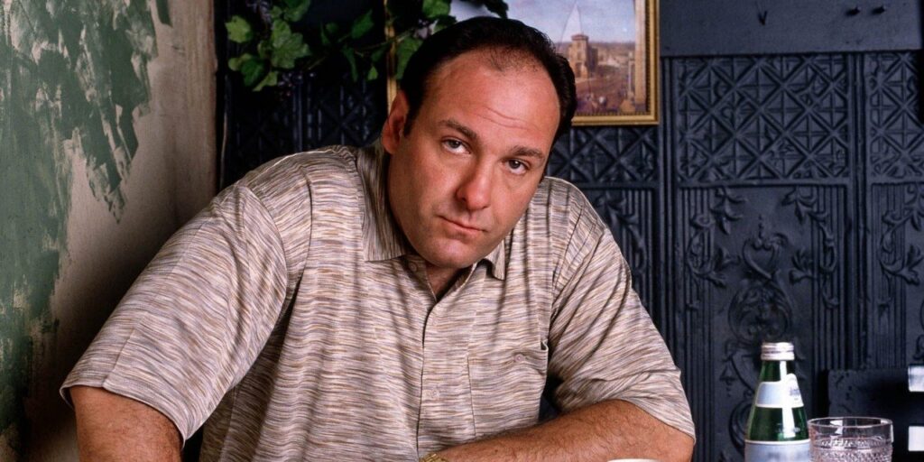 Tony Soprano, protagonista da série Família Soprano. Distribuição: HBO.