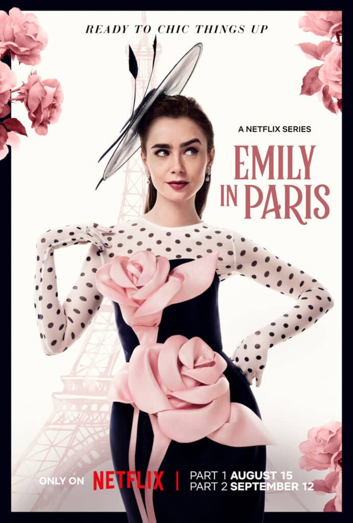 Pôster da primeira parte da 4ª temporada de Emily em Paris