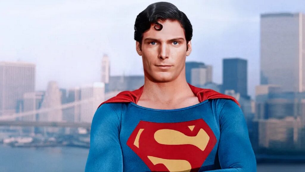 Christopher Reeve, como Superman.