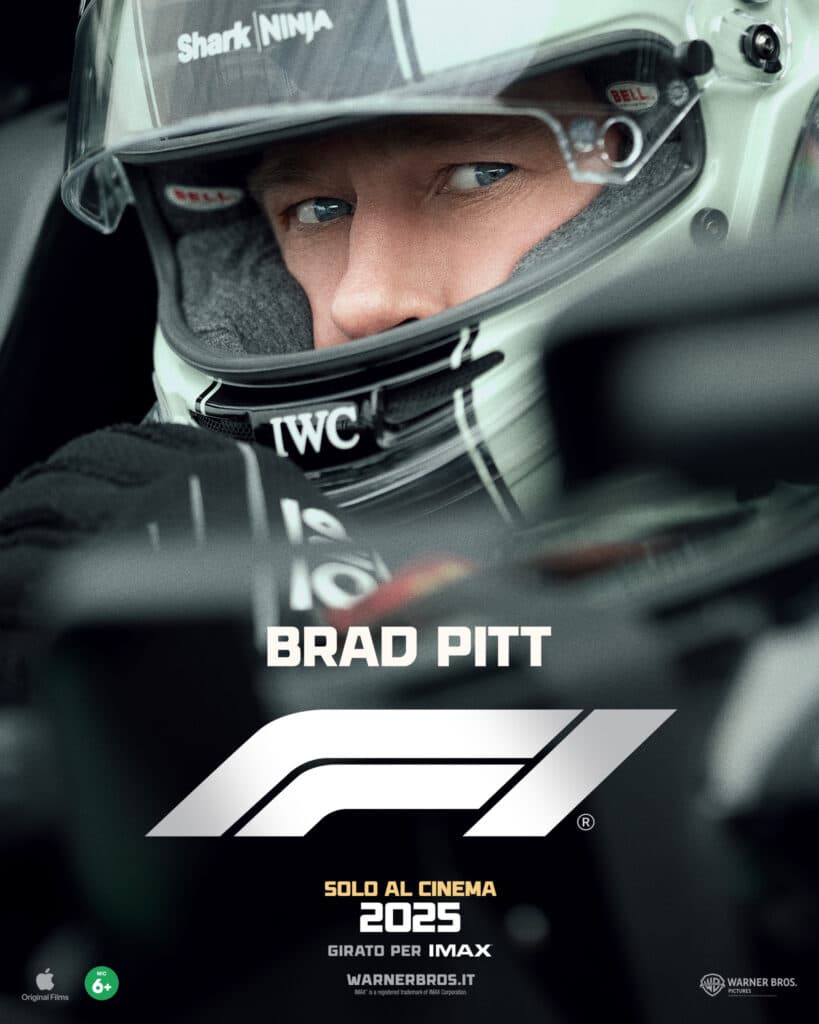 Pôster de F1 com Brad Pitt