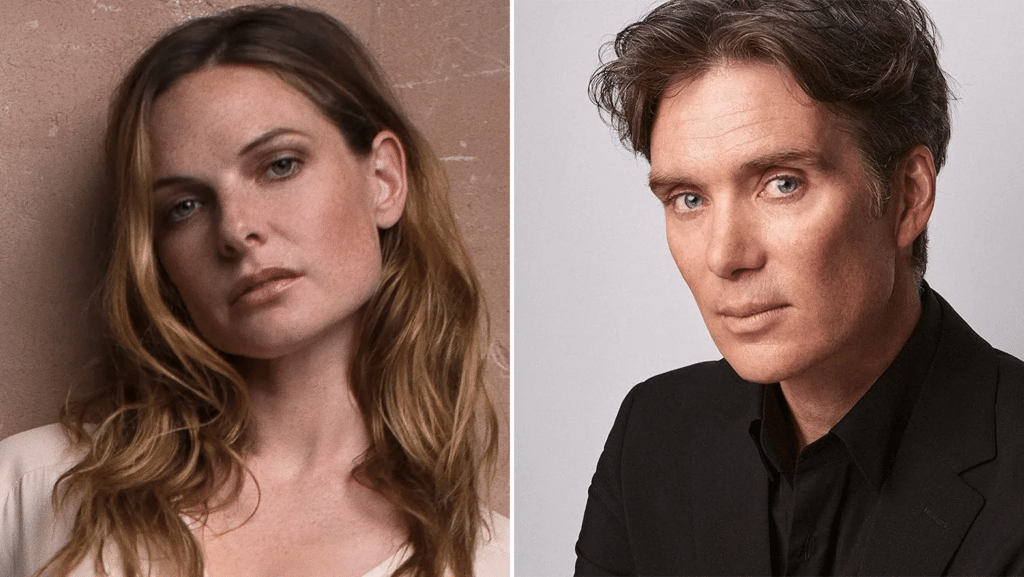 Rebecca Ferguson e Cillian Murphy. Créditos: Chianella James/Marco Grob/Universal Pictures.