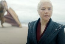 Emma D'Arcy como Rhaenyra Targaryen em A Casa do Dragão