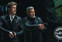 Brad Pitt e George Clooney em Lobos