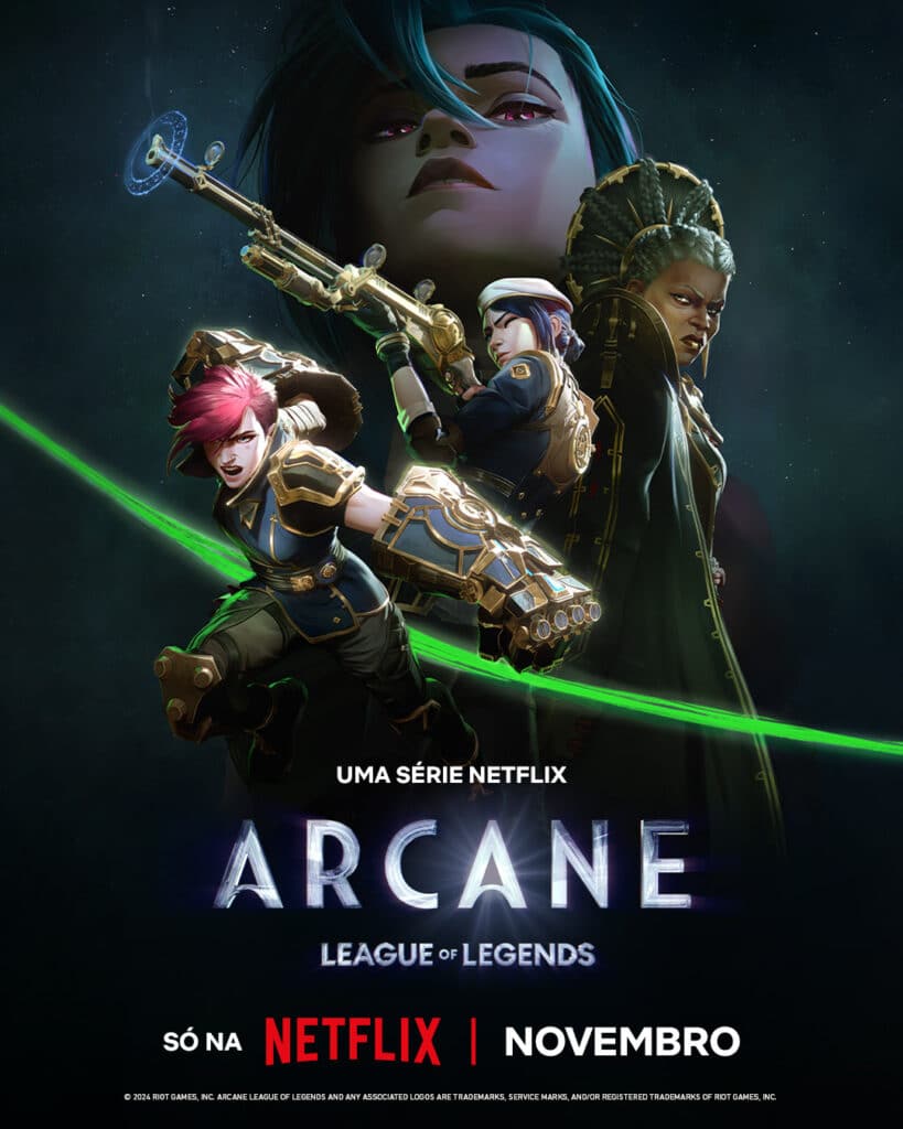 Pôster oficial da segunda temporada de Arcane