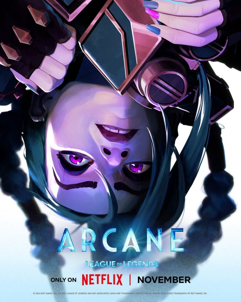 Jinx em pôster de Arcane