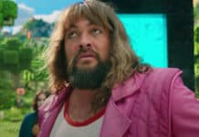 Jason Momoa em trailer de Um Filme Minecraft