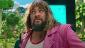 Jason Momoa em trailer de Um Filme Minecraft