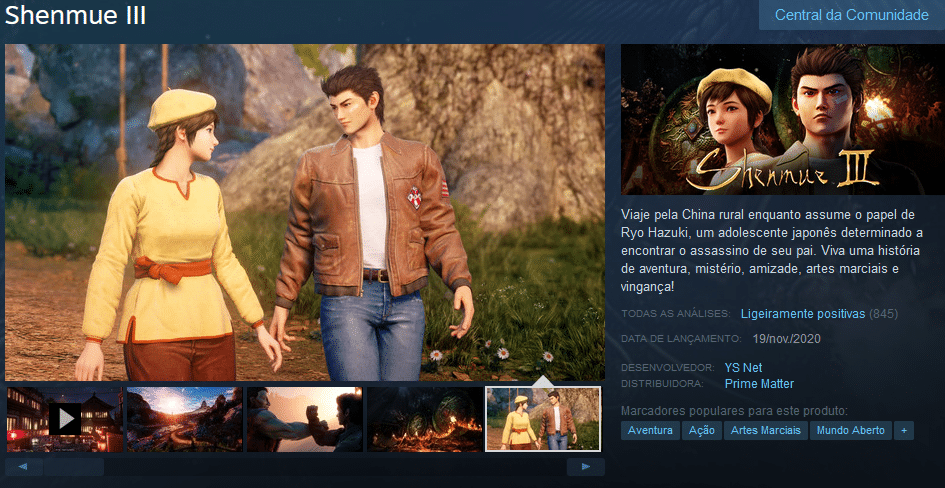 Shenmue III - YS Net