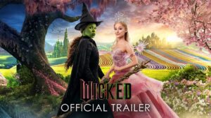 Cynthia Erivo e Ariana Grande em trailer de Wicked